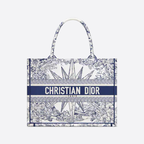 ディオールBOOK TOTE ミディアムバッグ Rêve d'Infini エンブロイダリー M1296ZRVX_M933 画像 1