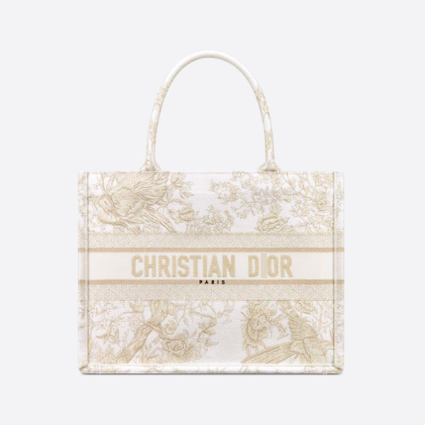 ディオールBOOK TOTE ミディアムバッグ Jardin d'Hiver エンブロイダリー M1296ZRZF_M981 画像 1
