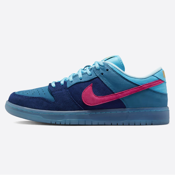 ナイキ SB Dunk Low × RUN THE JEWELS ディープロイヤルブルー&アクティブピンク (H12)DO9404 400 画像 1