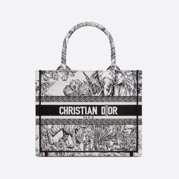 BOOK TOTE バッグ スモール トワル ドゥ ジュイ ヴォヤージュ エンブロイダリー M1265ZEUP_M041 画像 1