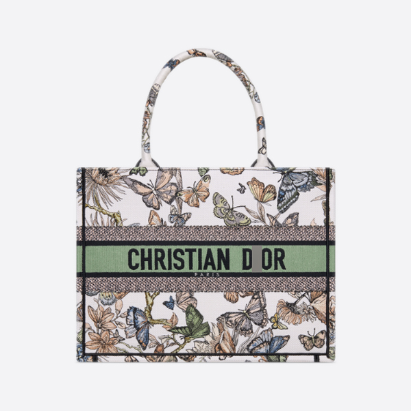 ディオールBOOK TOTE バッグ ミディアム トワル ドゥ ジュイ メキシコ エンブロイダリー M1296ZESR_M20E 画像 1