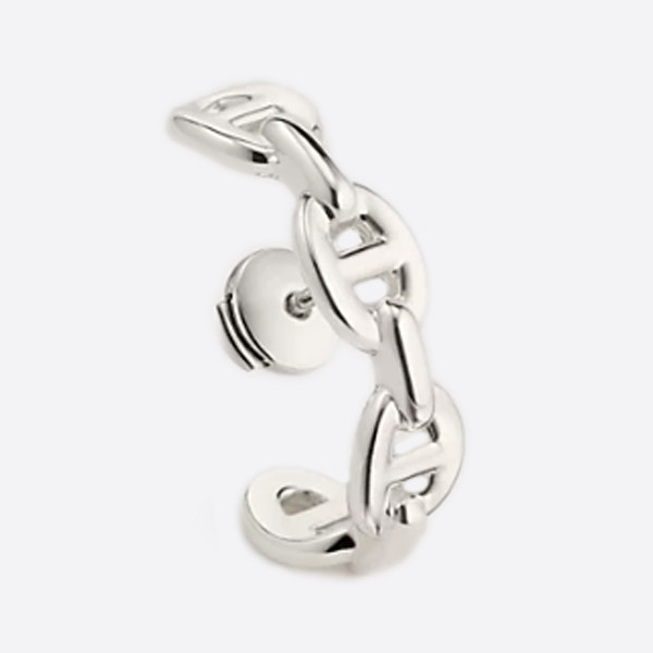 エルメスChaine d'ancre Enchainee 片耳クライマー イヤリング H122513B 00 画像 1
