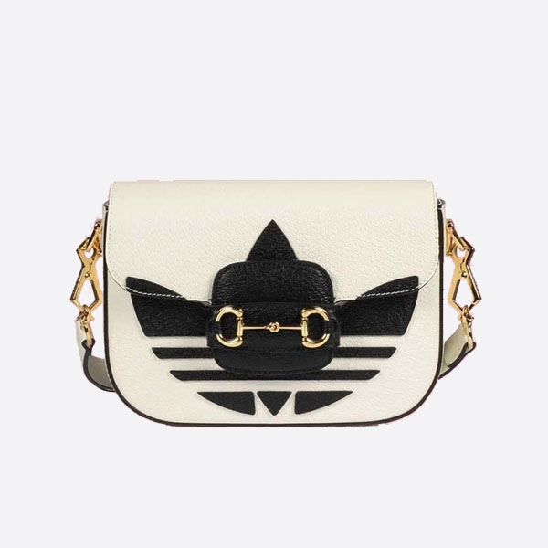 グッチ×アディダス ショルダーバッグ 白 658574 画像 1