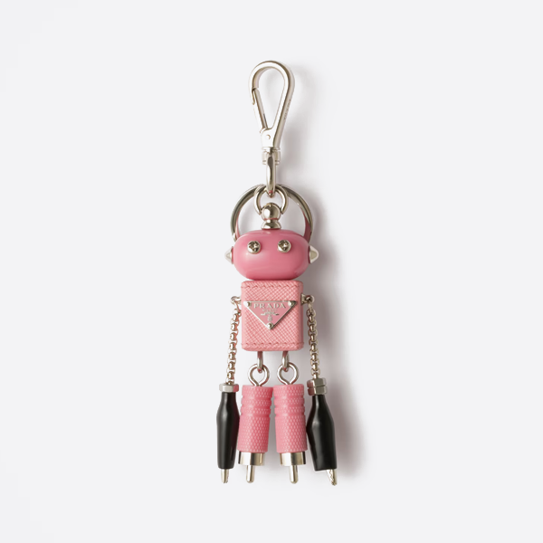 プラダ ロボット サフィアーノレザー バッグチャーム 1TR101_UYY_F0442 画像 1