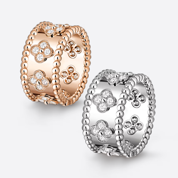 ヴァンクリーフ&アーペル Perlee ペルレ クローバー リング VCARO9NB00、VCARO9ND00 画像 1