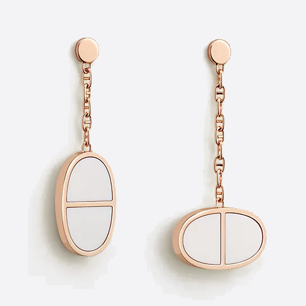 エルメス シェーヌダンクル ヴェルソ イヤリング H121541B 00 画像 1