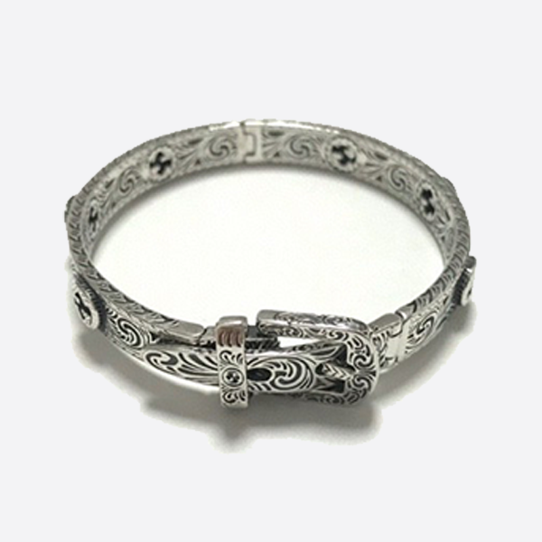 グッチ ガーデン シルバーブレスレット スターリングシルバー 600137 J8400 0811 画像 1
