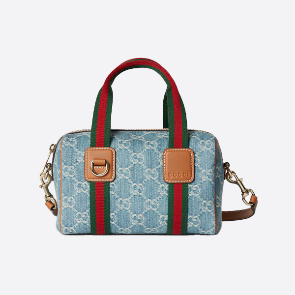 グッチ ブルーデニムハンドバッグ 859975 画像 1
