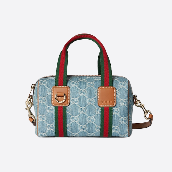 グッチ ブルーデニムハンドバッグ 859975 画像 1