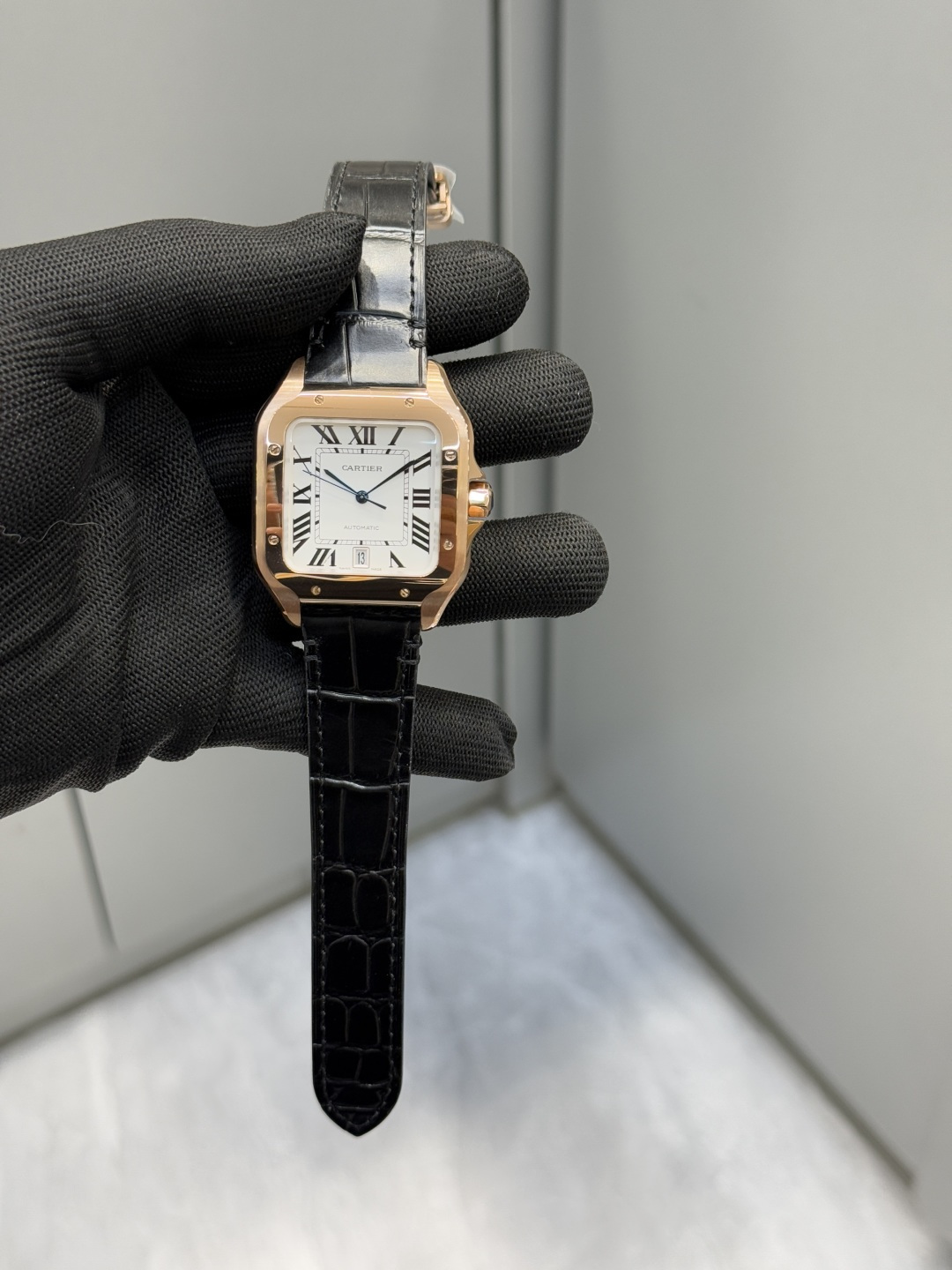 カルティエ サントス ドゥ カルティエ 1847 MC 40mm ラバーストラップ 詳細画像 2