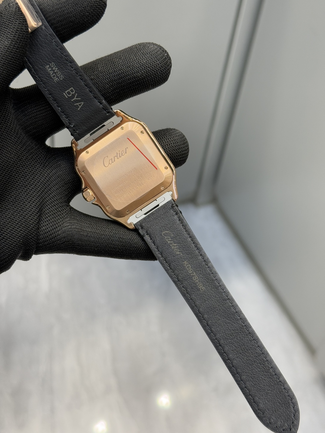 カルティエ サントス ドゥ カルティエ 1847 MC 40mm ラバーストラップ 画像 9