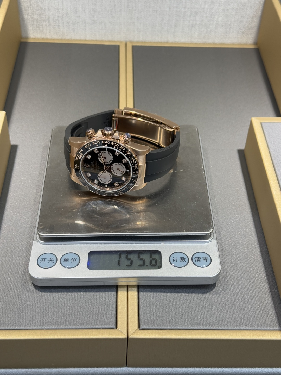 ロレックス コスモグラフ デイトナ エバーローズゴールド オイスターフレックス 126515LN 画像 7