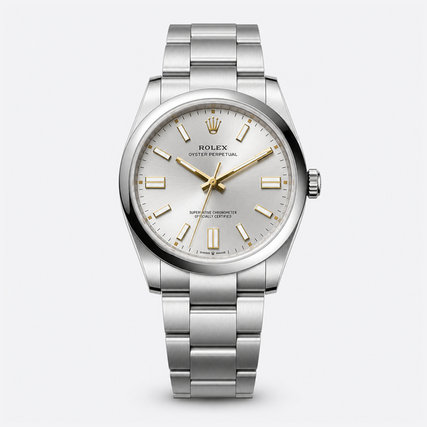 ロレックス オイスター パーペチュアル 41mm シルバーダイヤル