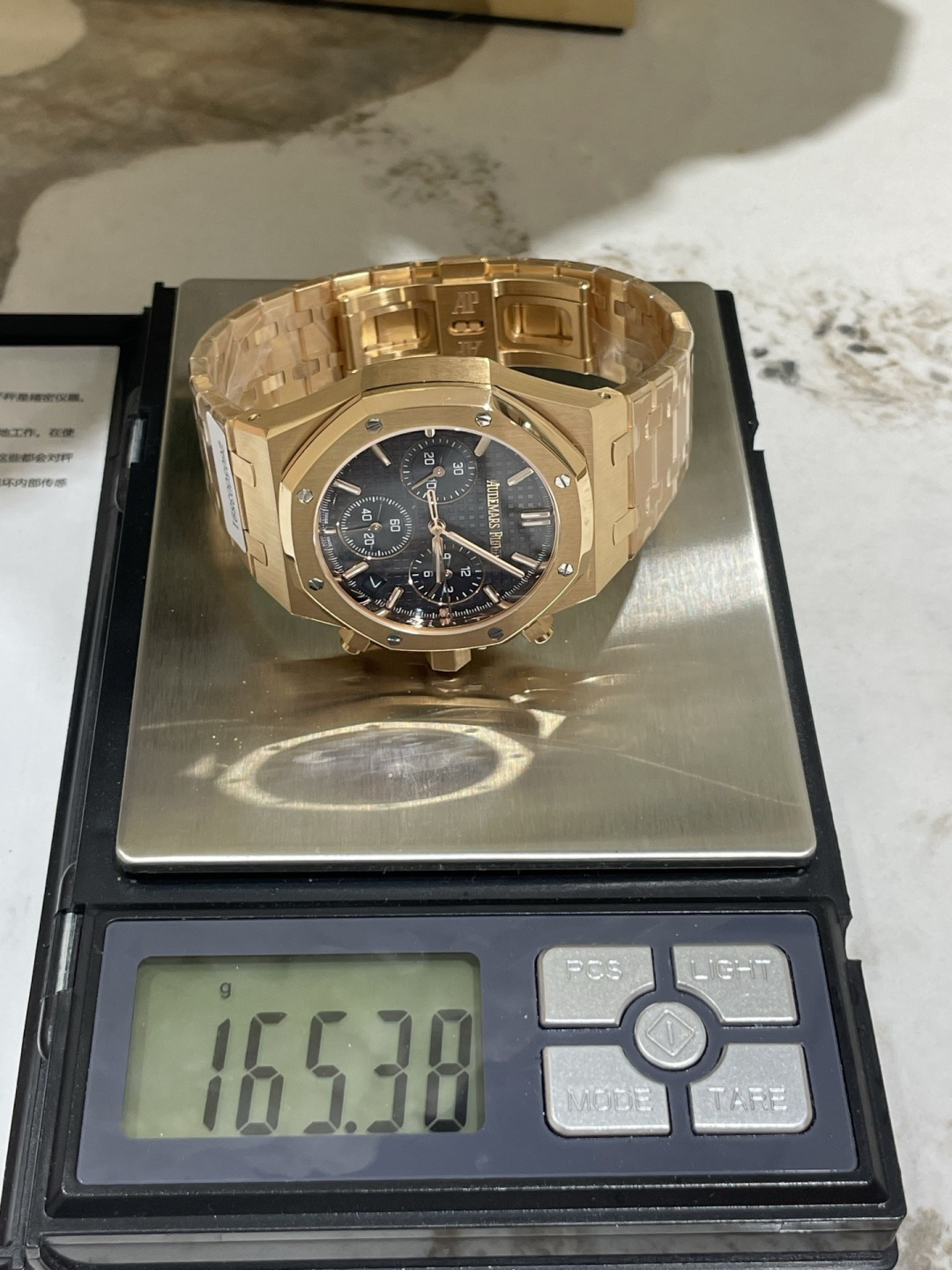 オーデマ ピゲ ロイヤル オーク クロノグラフ 26240OR 41mm ブルーダイヤル 画像 6