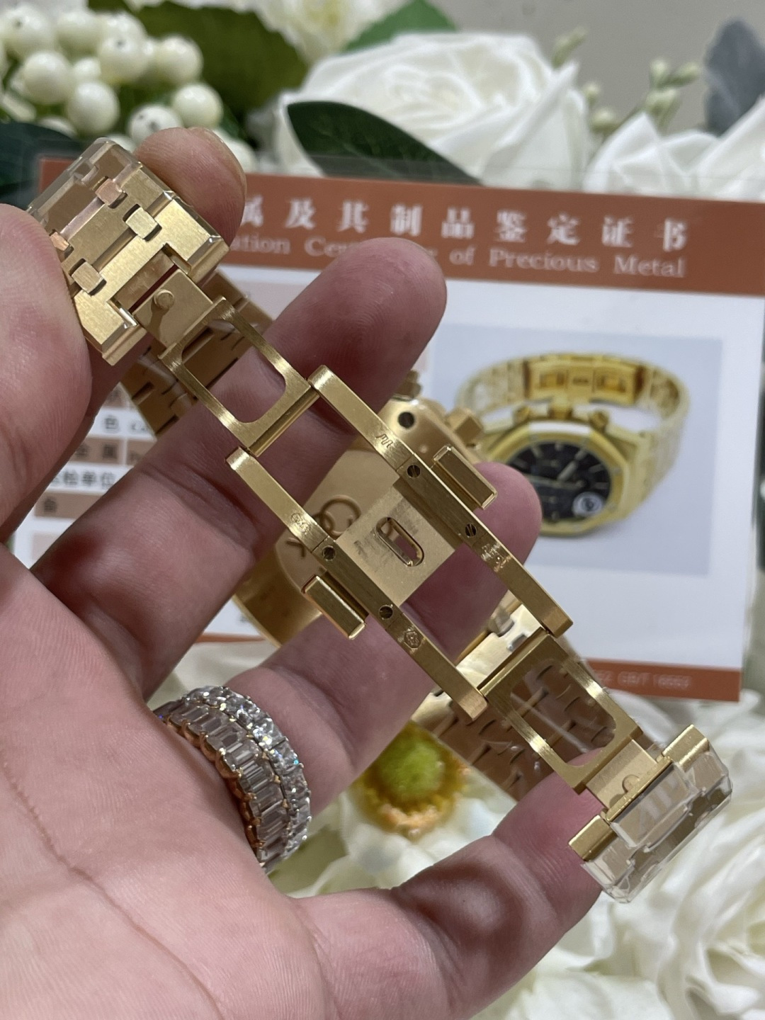 オーデマ ピゲ ロイヤル オーク クロノグラフ 26331OR 41mm グリーンダイヤル 画像 9
