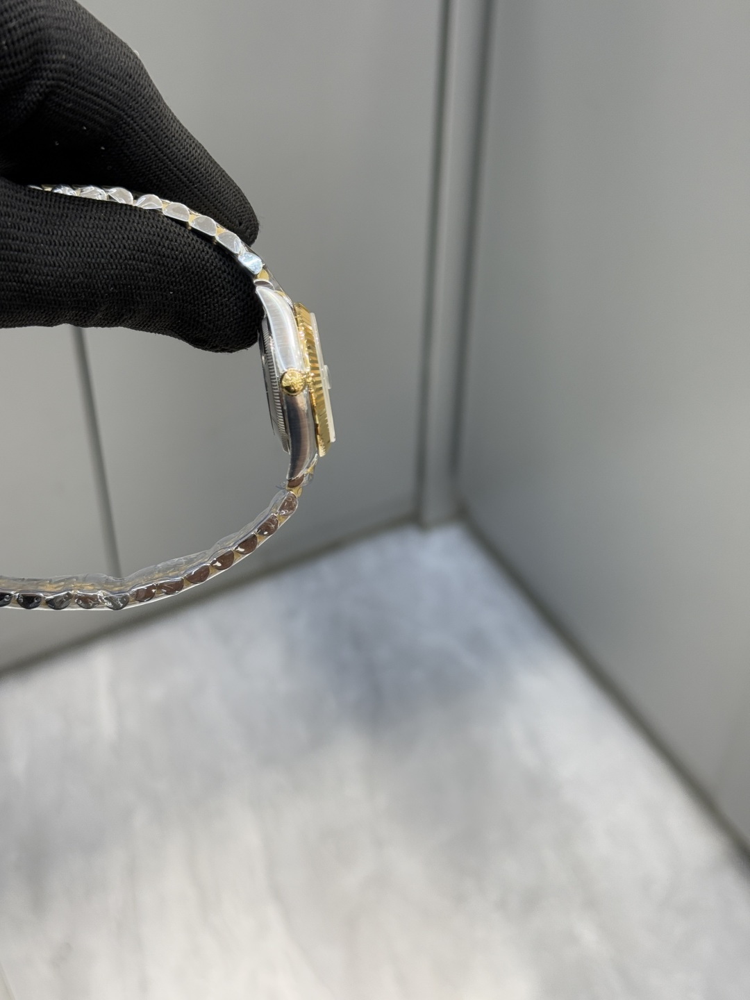 ロレックス デイトジャスト 31mm グリーン ダイヤモンドダイヤル 画像 5