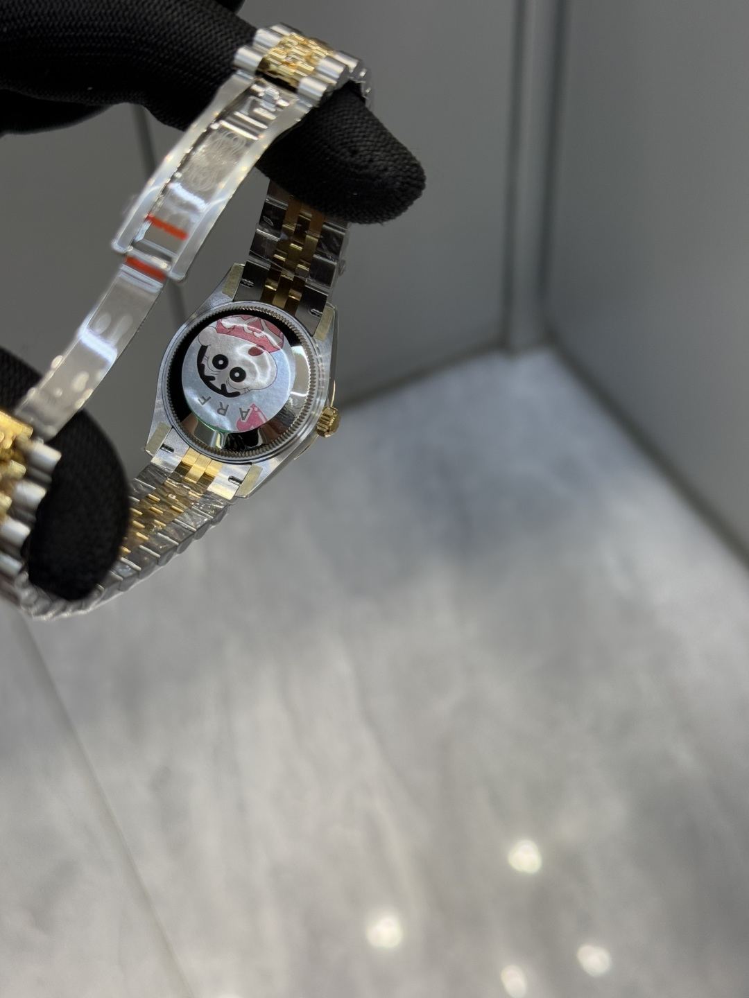 ロレックス デイトジャスト 31mm グリーン ダイヤモンドダイヤル 画像 8