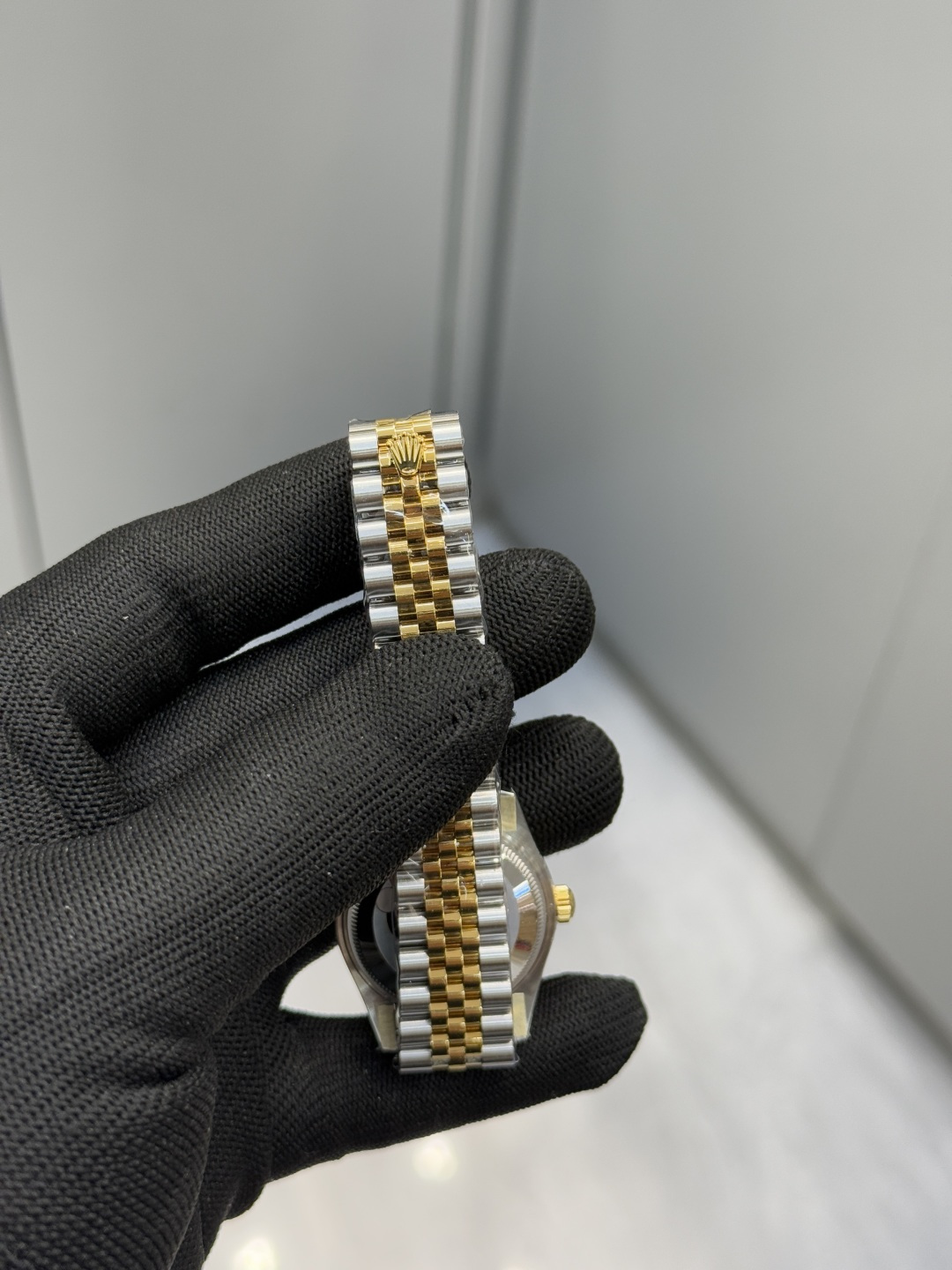 ロレックス デイトジャスト 31mm グリーン ダイヤモンドダイヤル 画像 9
