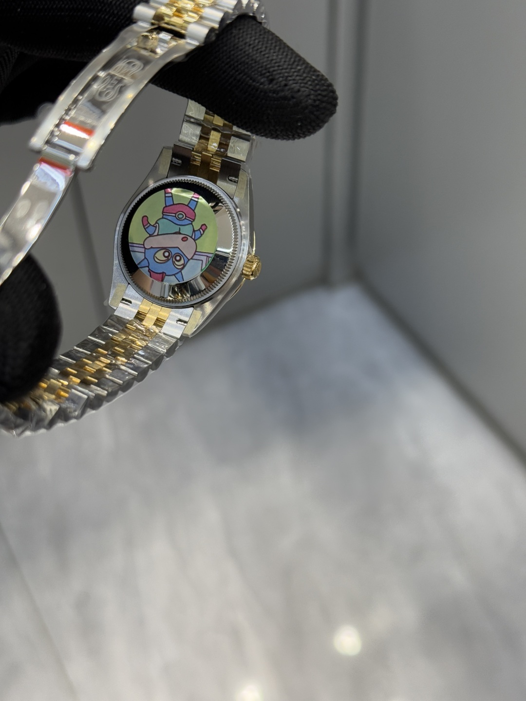 ロレックス デイトジャスト 31mm ホワイト ローマンダイヤル 画像 8