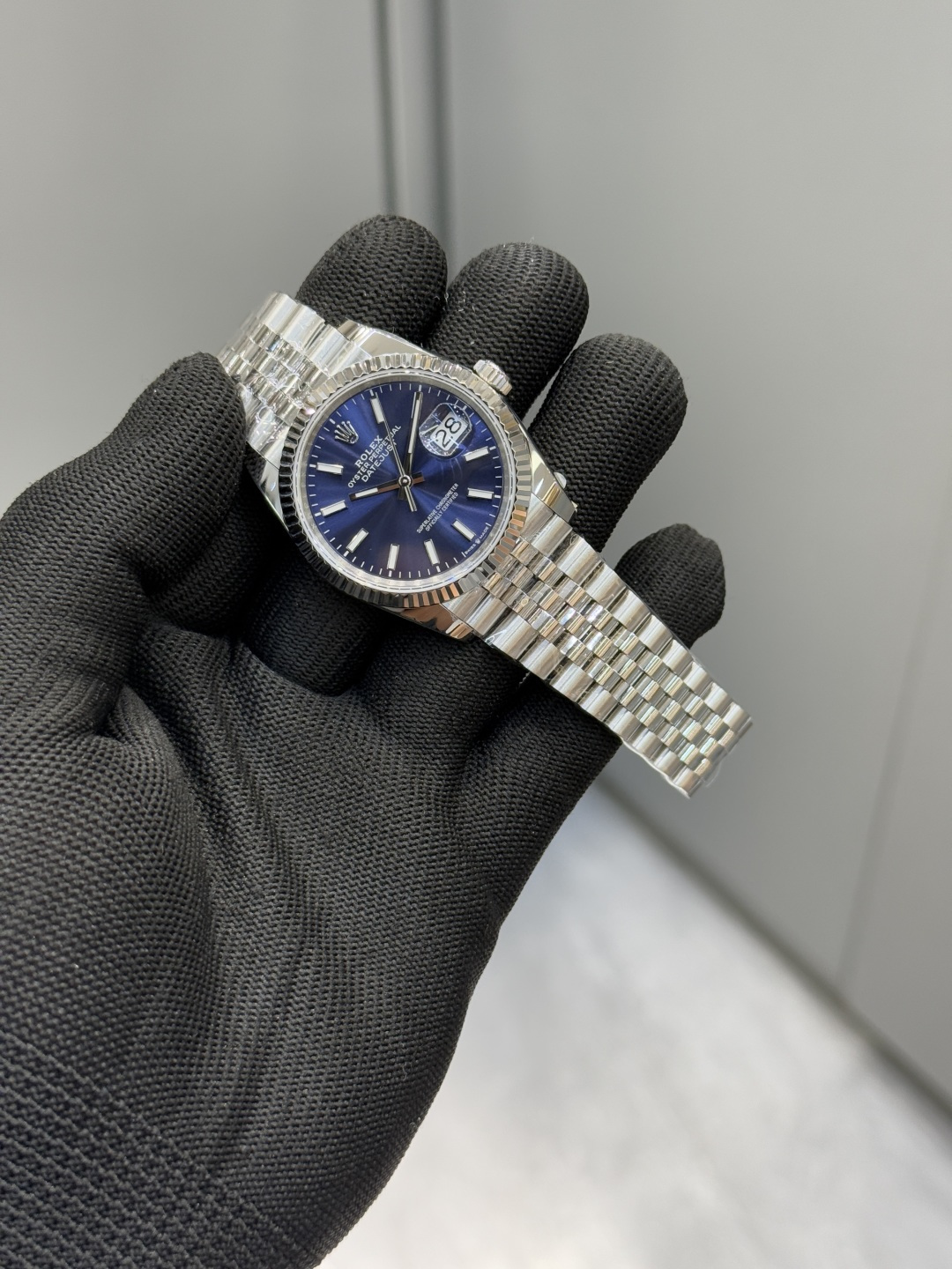 ロレックス デイトジャスト 36mm ブルーダイヤル 詳細画像 3