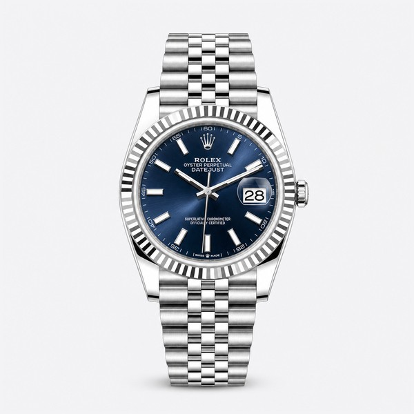 ロレックス デイトジャスト 36mm ブルーダイヤル