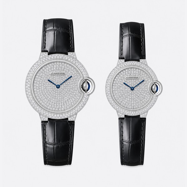 カルティエ バロン ブルー ドゥ カルティエ 42mm ローズゴールド オレンジ ウォッチ
