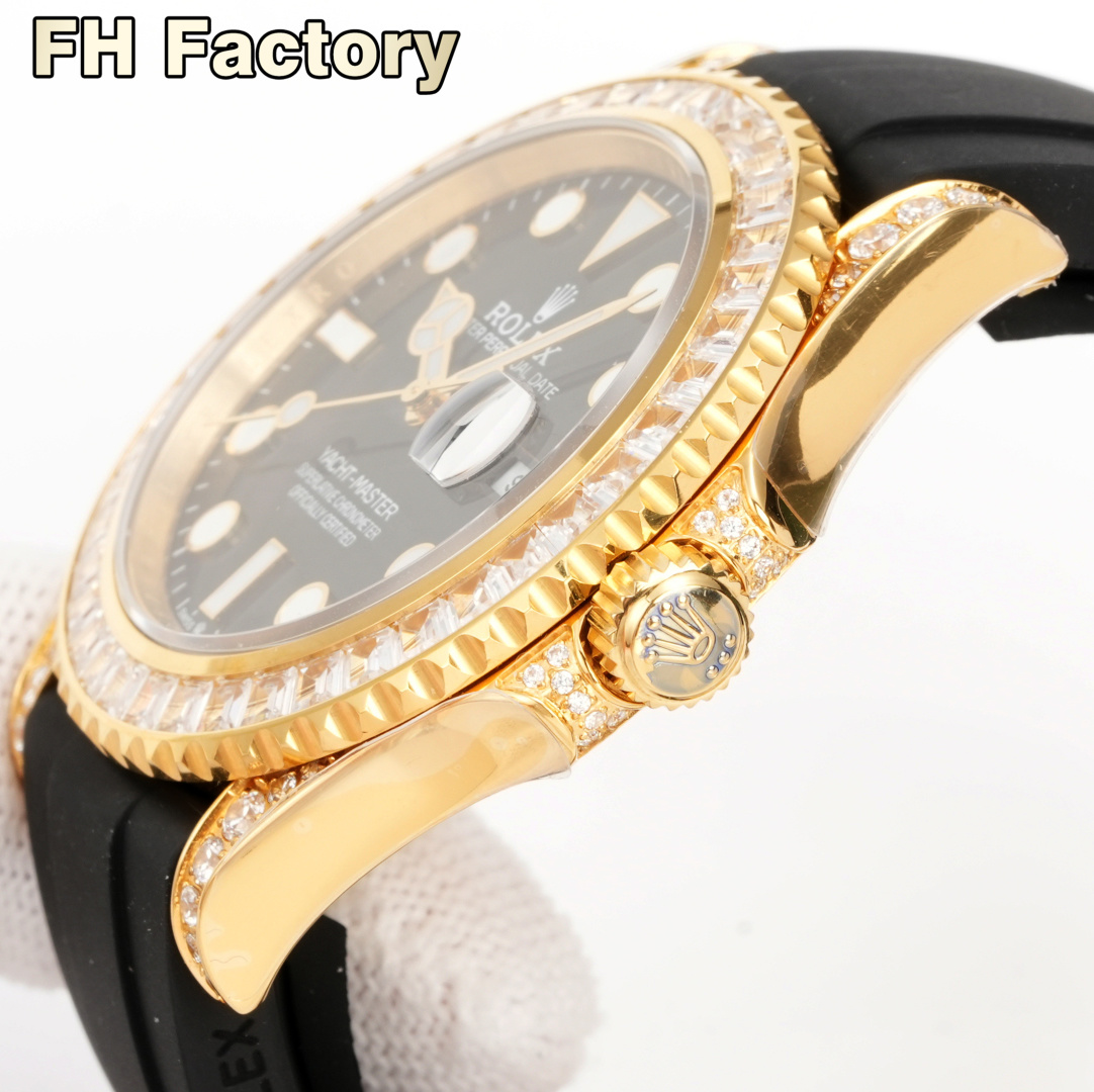 ロレックス ヨットマスター 42 イエローゴールド シルバー ウォッチ 226659 画像 5