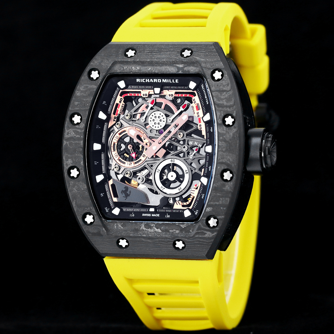 リシャール ミル RM 43-01 フェラーリ スプリットセコンド クロノグラフ トゥールビヨン レッド ブルー ウォッチ 詳細画像 1