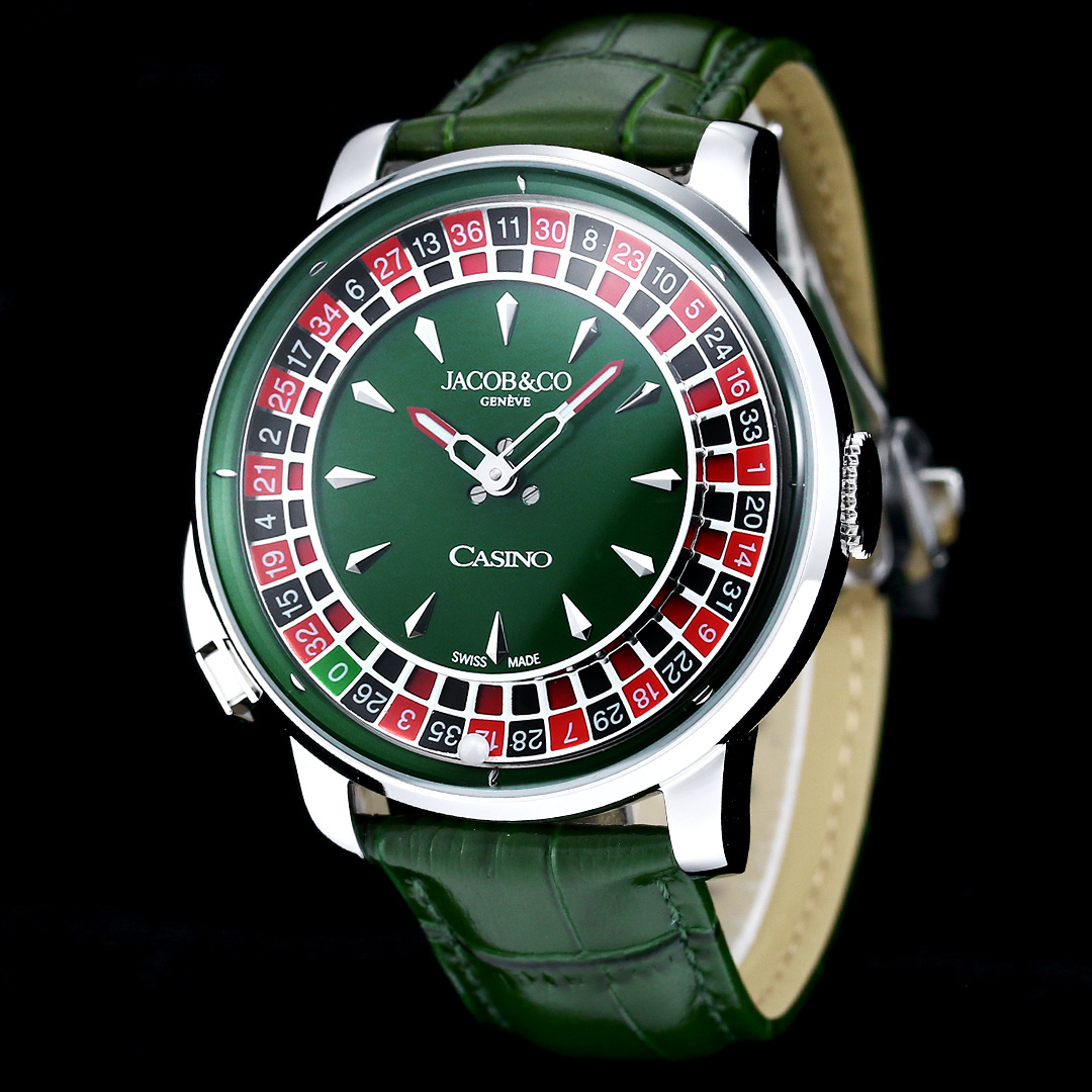 ジェイコブ カジノ トゥールビヨン ルーレット レッド オレンジ ウォッチ 画像 4
