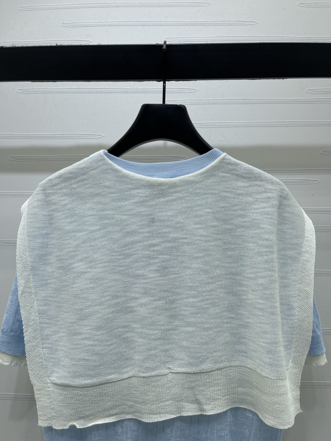 シャネル ロゴ刺繍 ボーダー ニットTシャツ 画像 8