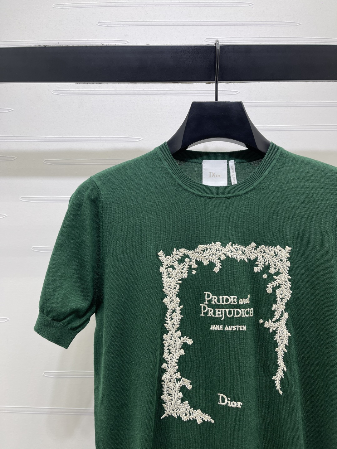 ディオール ロゴ刺繍 ニットTシャツ 画像 4