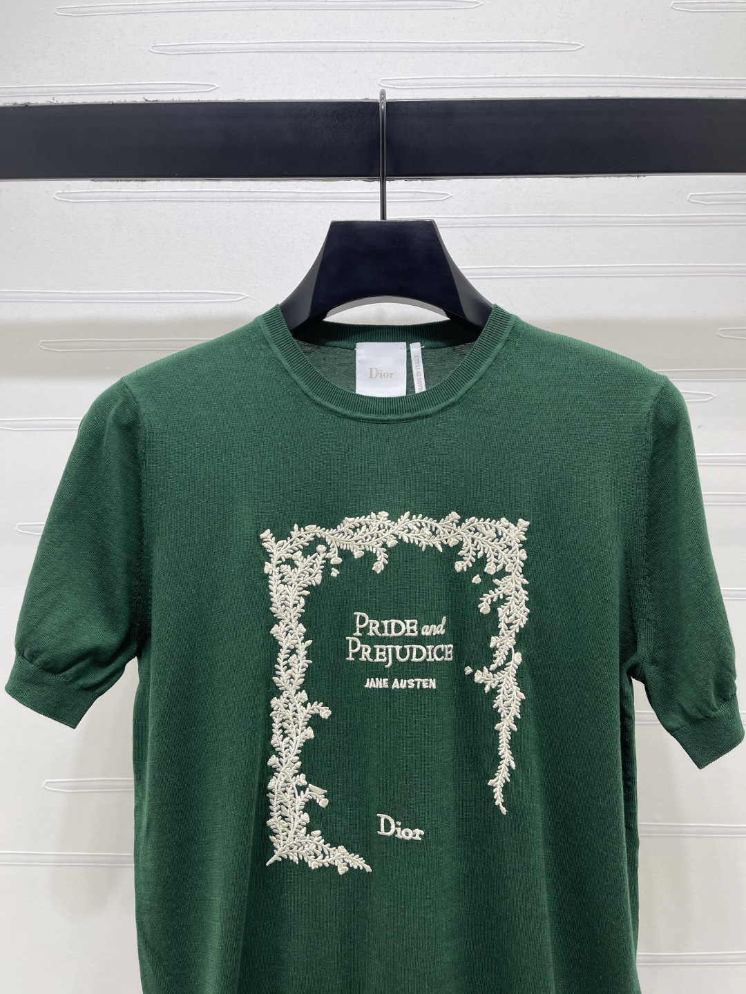 ディオール ロゴ刺繍 ニットTシャツ 画像 5