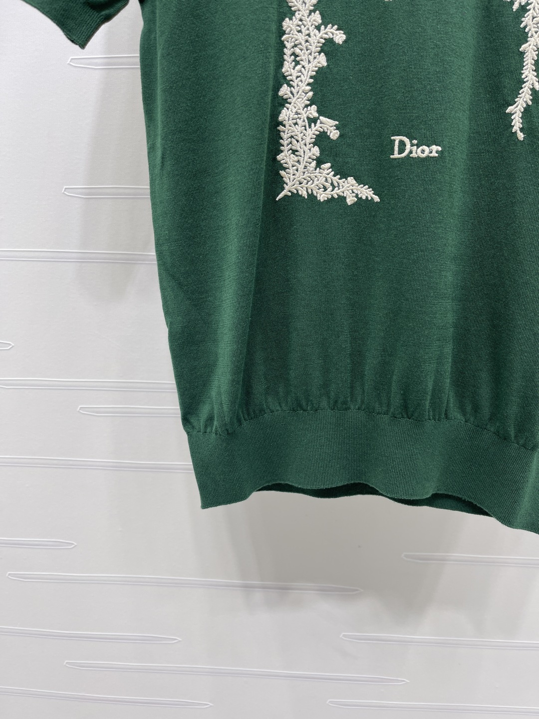 ディオール ロゴ刺繍 ニットTシャツ 画像 6