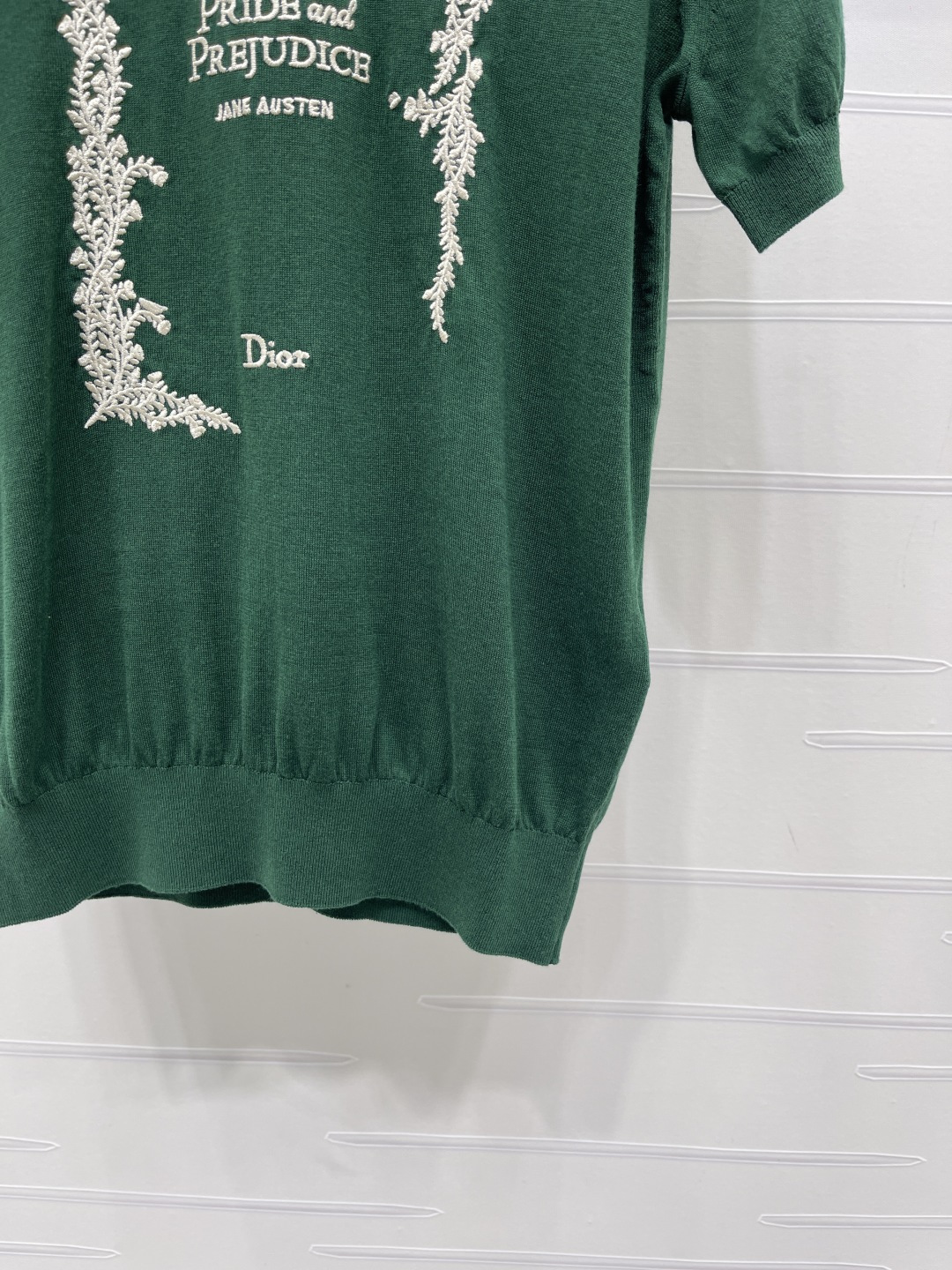 ディオール ロゴ刺繍 ニットTシャツ 画像 7