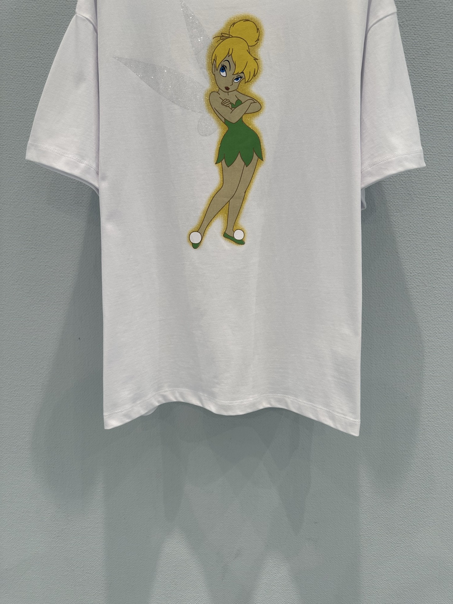 白 カートゥーングラフィック Tシャツ 画像 6