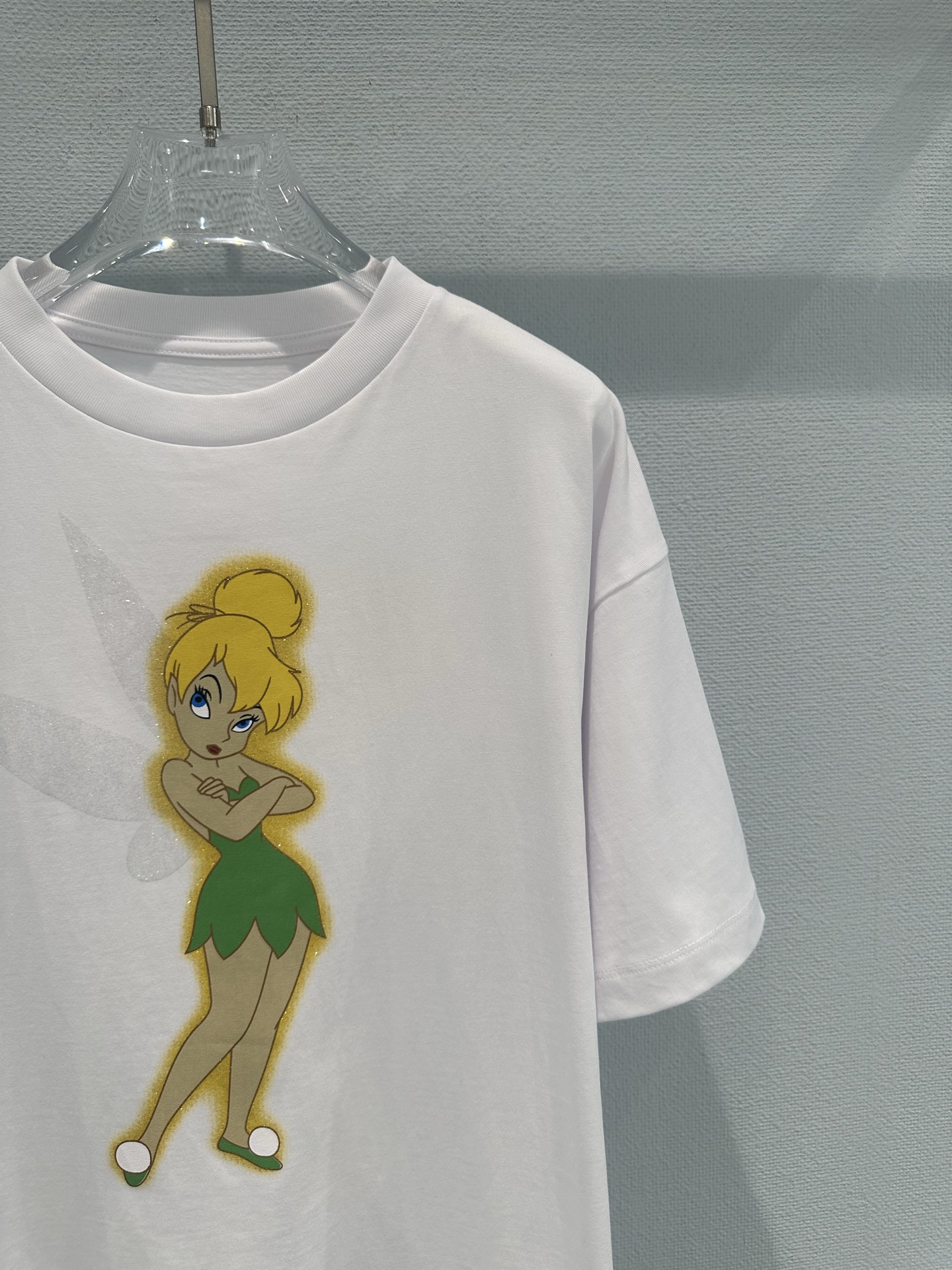 白 カートゥーングラフィック Tシャツ 画像 7