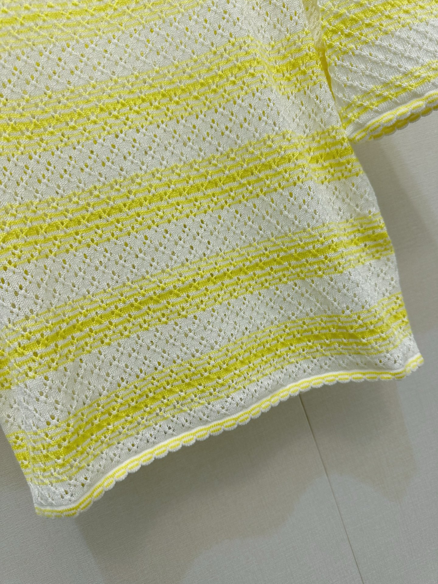 ロエベ ロゴ刺繍 ボーダー デニム スカート 画像 7