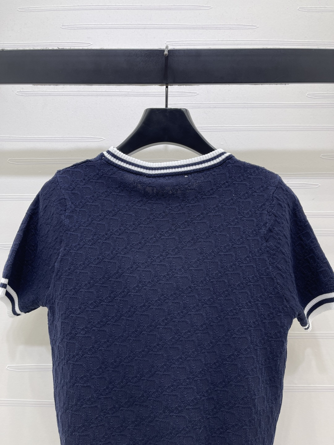 ディオール ロゴ刺繍 ジャカード ニットTシャツ 画像 8