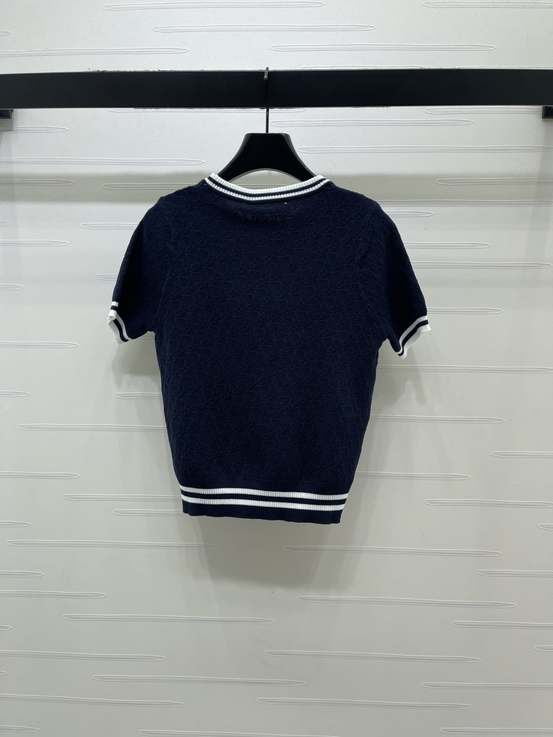 ディオール ロゴ刺繍 ジャカード ニットTシャツ 画像 9