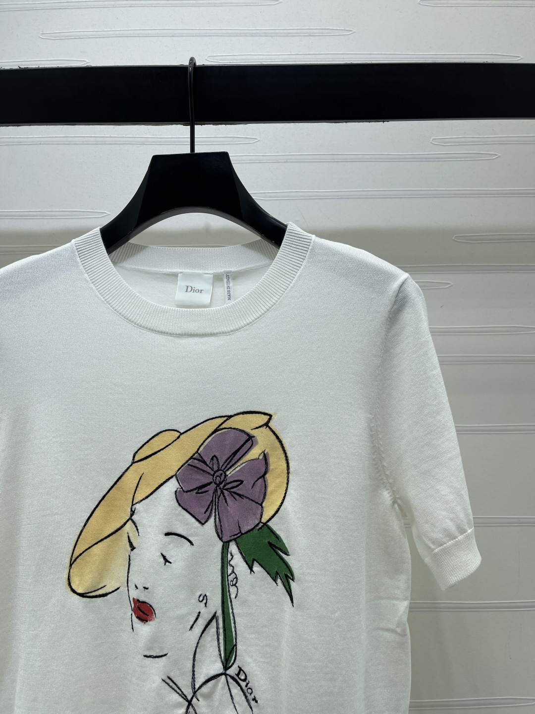 ディオール グラフィックプリント ニットTシャツ 画像 4