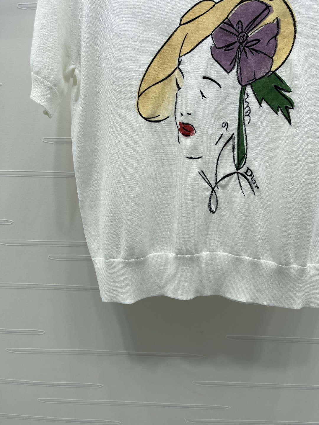 ディオール グラフィックプリント ニットTシャツ 画像 6