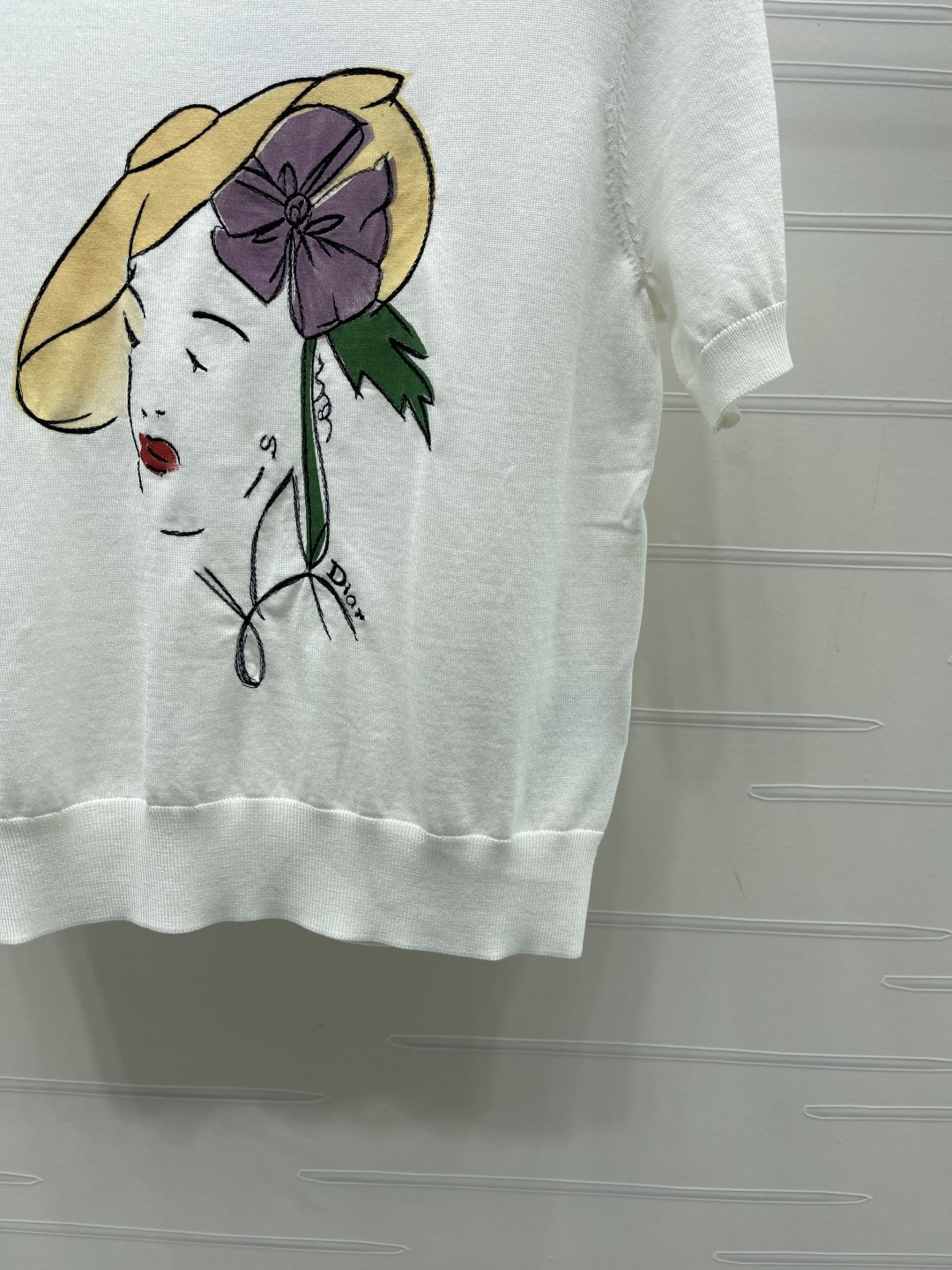 ディオール グラフィックプリント ニットTシャツ 画像 7