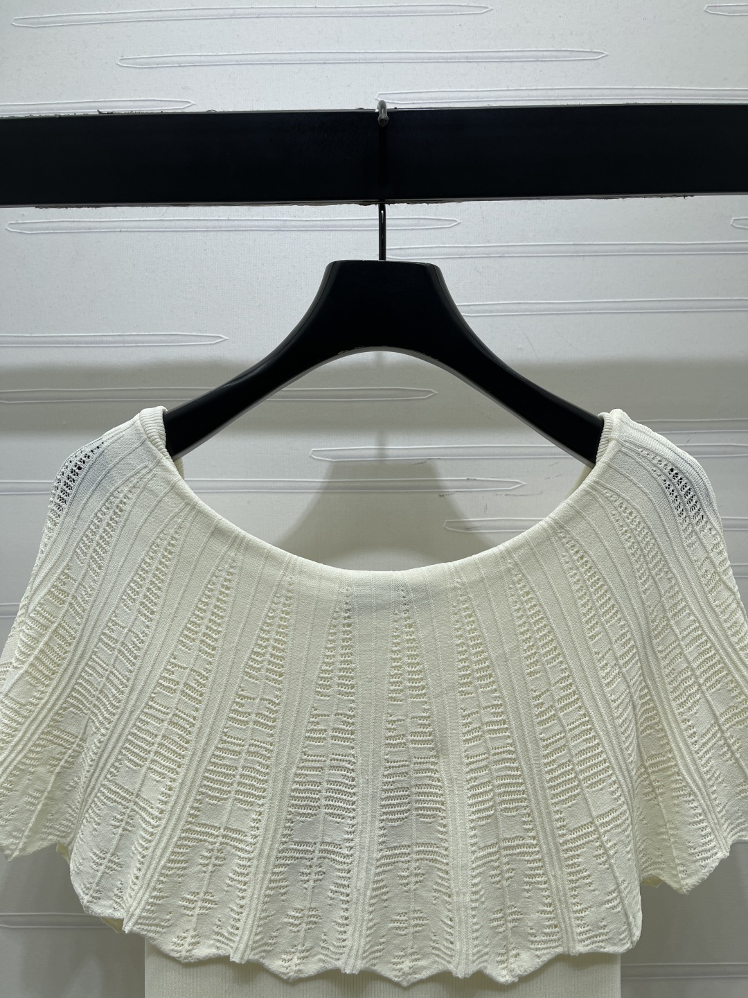 ミュウミュウ ロゴ刺繍 ニットTシャツ 画像 8