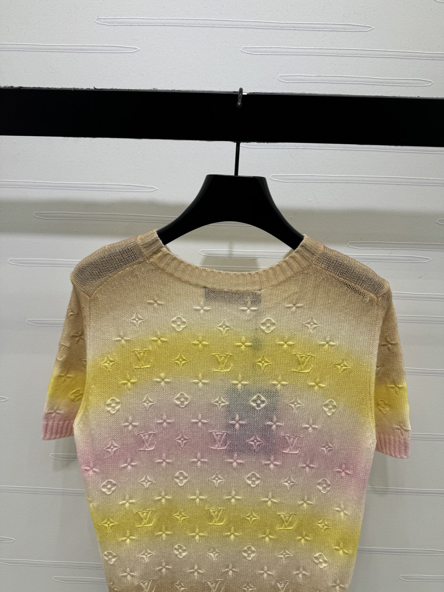 ルイ・ヴィトン ロゴ刺繍 ジャカード ニットTシャツ 画像 8