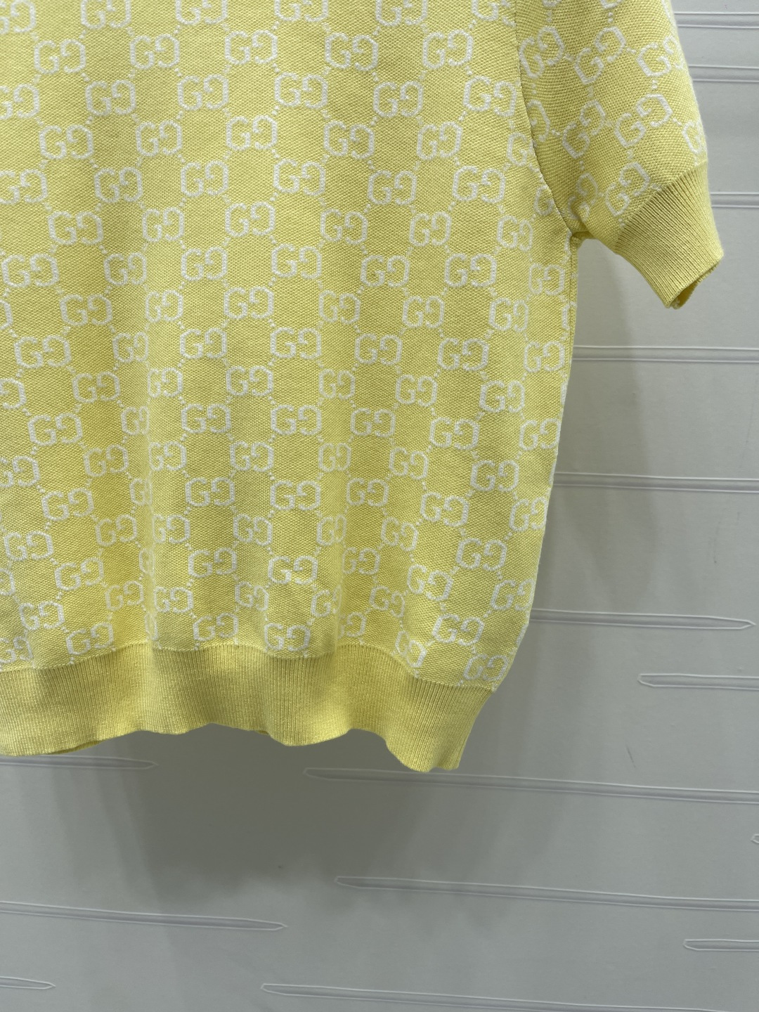 グッチ グラフィックプリント ジャカード ニットTシャツ 画像 7