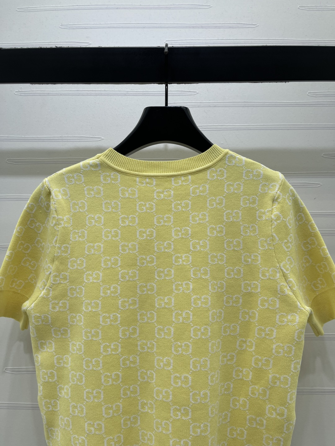 グッチ グラフィックプリント ジャカード ニットTシャツ 画像 8