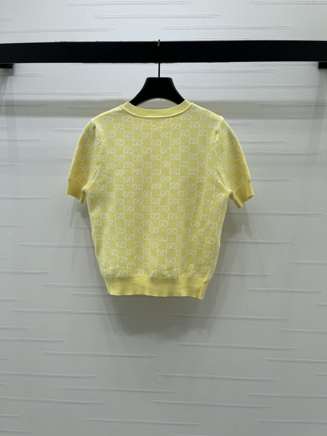 グッチ グラフィックプリント ジャカード ニットTシャツ 画像 9