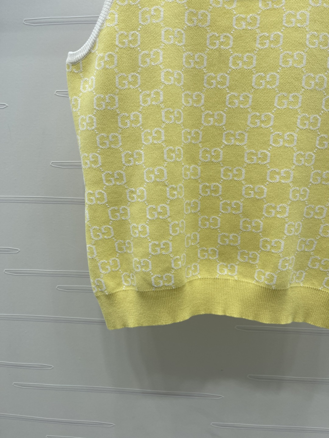 グッチ グラフィックプリント ジャカード ニットタンクトップ 画像 6