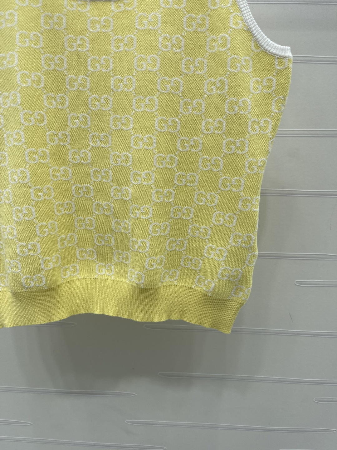 グッチ グラフィックプリント ジャカード ニットタンクトップ 画像 7
