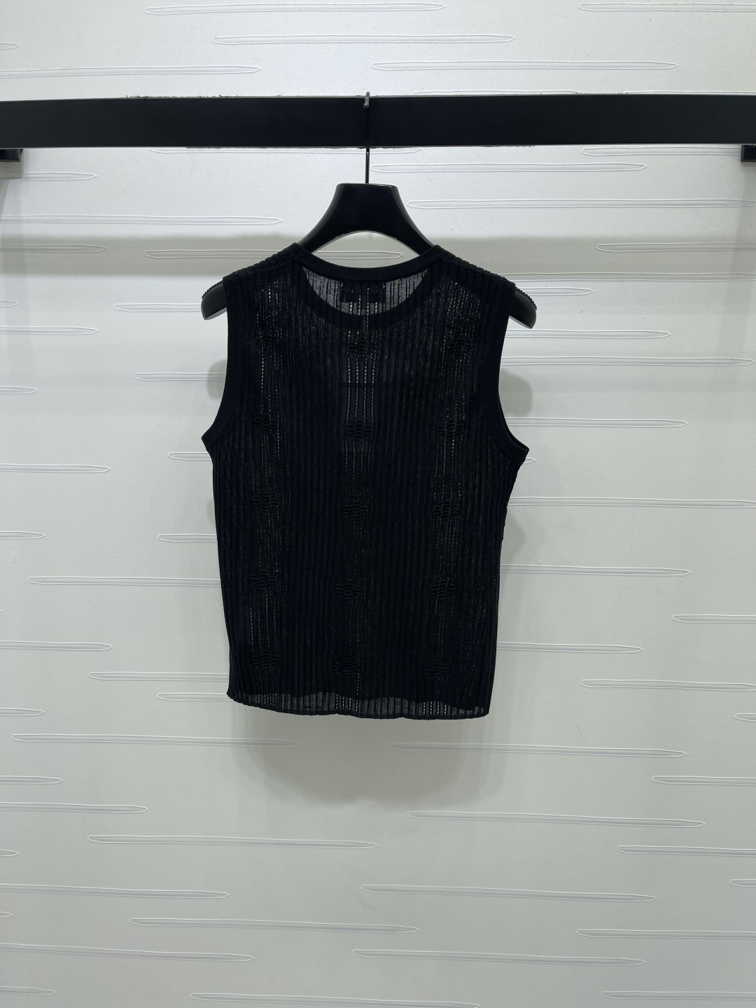 シャネル ロゴ刺繍 ニットタンクトップ 画像 9